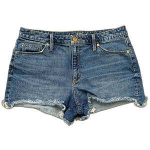 Universal Threads High Rise Shortie Cut Off Shorts Size 12
